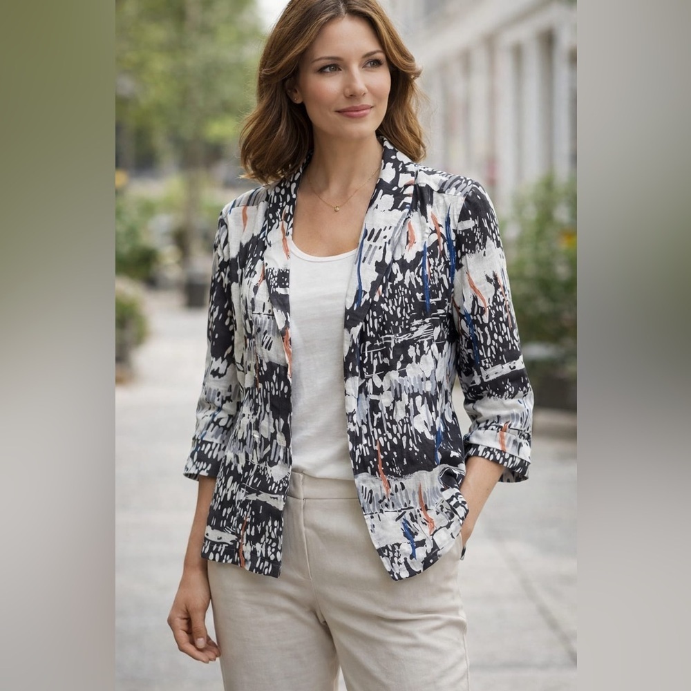 SPANNER linen blazer
